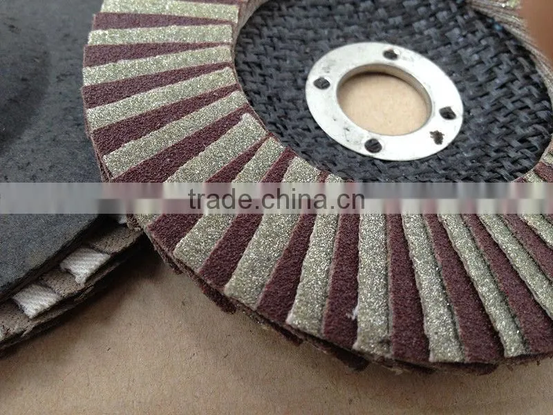 Abrasive flap wheel for polishing stone
