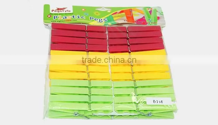 multifunctional new style colored laundry sock plastic clothes peg