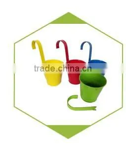 Hand painted plant wall hanging flower pots wholesale