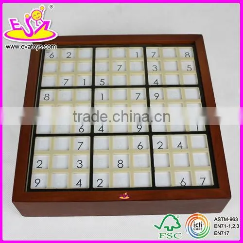 Hot new product for 2015 wooden sudoku toy for kids,Educational toy wooden toy sudoku,Wooden Deluxe Sudoku Board Game W11A014