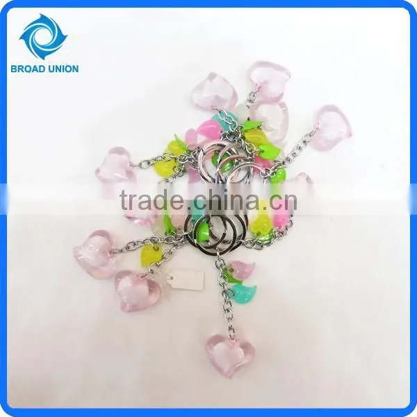 Double Love Key Chain Beautiful Key Ring