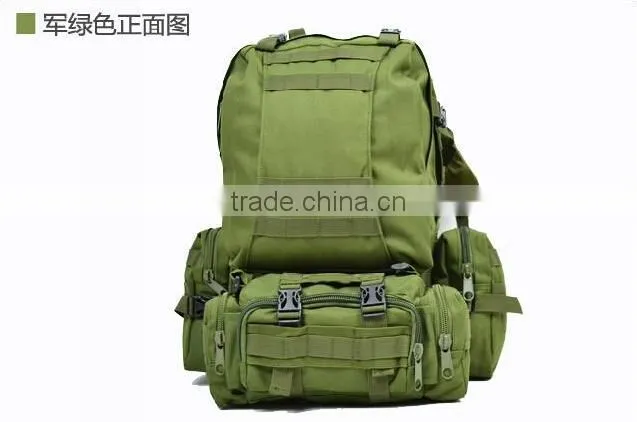 New men's Camouflage backpack outdoor mountaineering bags tactical in the combination of many Backpack