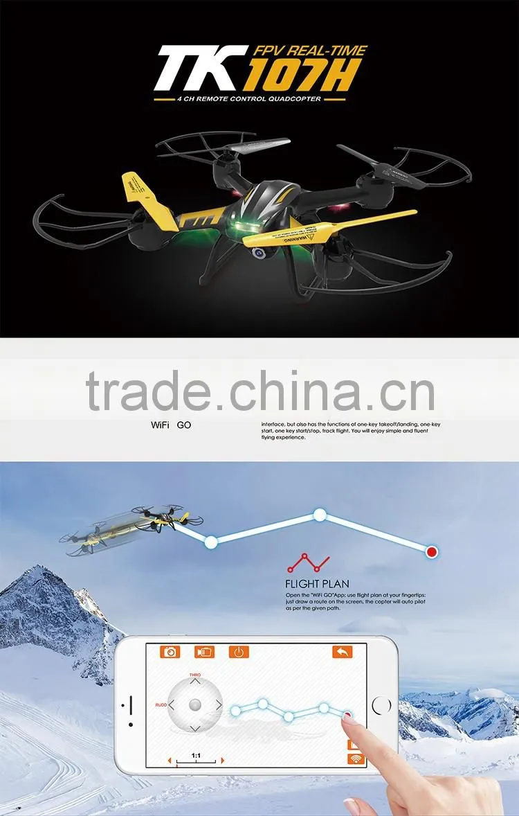 360 eversion wifi romote control drone real-time quadcopter with LED lights