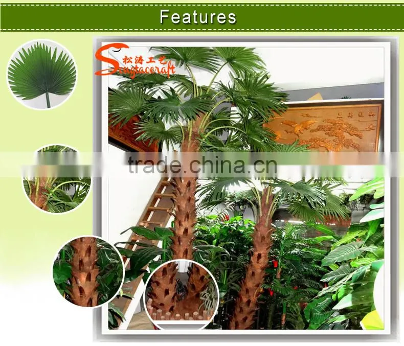 factory wholesale Island decoration plants of Washington palm tree artificial palm tree