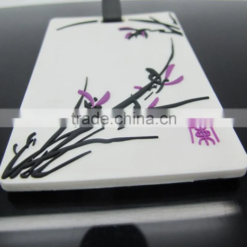 100% Eco-friendly Factory Direct Wholesale Silicone/PVC Luggage Tag