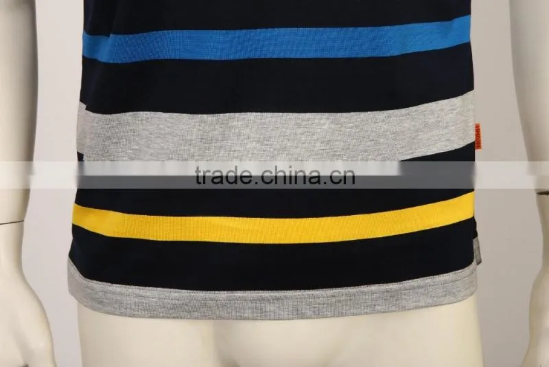 Men 's fine striped t shirt fabric