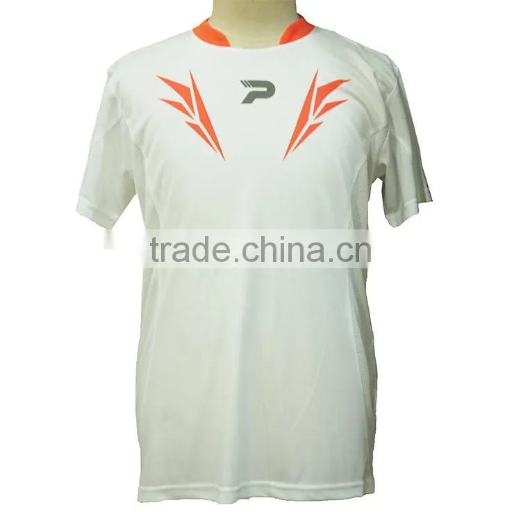 hot sale no logo plain soccer jersey