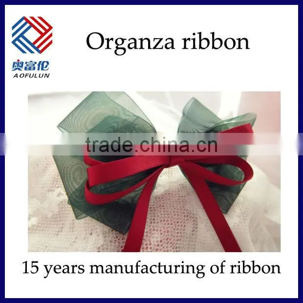gift wrapping/ chiffon/headdress organza ribbon bow