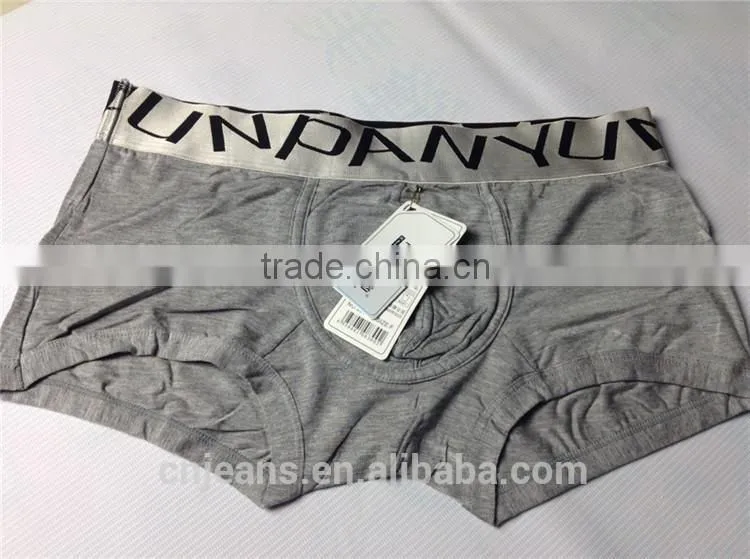 GZY 2016 top design mens cotton boxer brief in stock