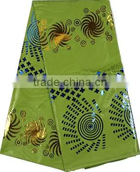 2017 Hot Selling 100% Cotton Fabric Textile Bazin Riche Fabric For Dress