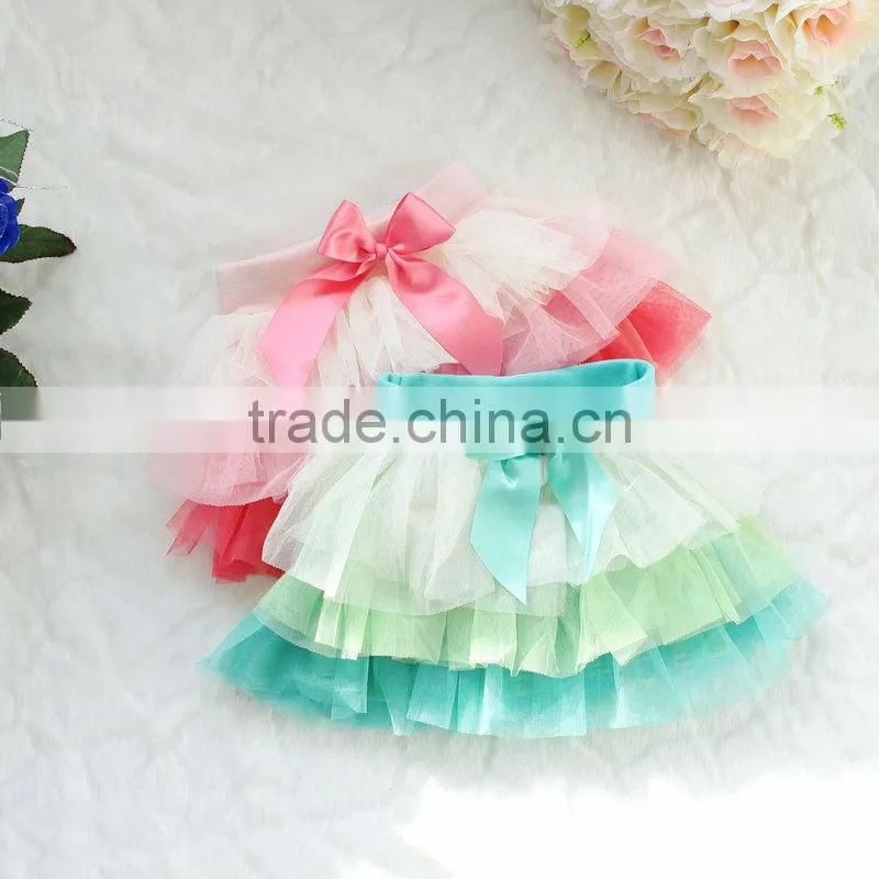 Boutique Multicolor Chiffon Baby Pettiskirt With Ruffle Baby Pettiskirt Party Dress Tutu