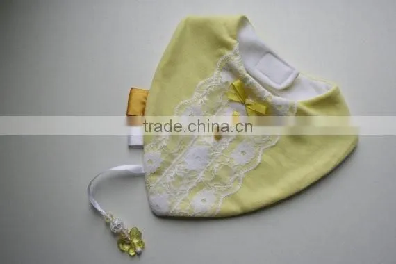 Yiwu Mingzhen garment factory Supply kids clothes cheap price Lace baby bib