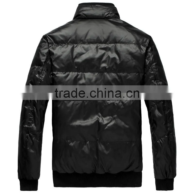 Windproof Stand Collar Winter Park Down Jacket man