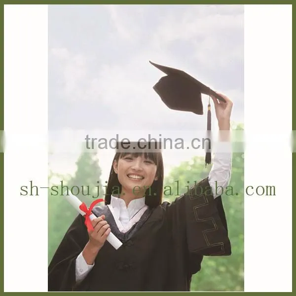 black graduation gowns, graduation robes, phd dotorate gowns