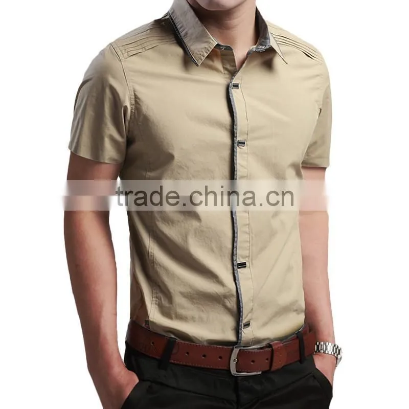 2015 shirts supplier from china fashion style cotton casual men shirt latest shirt designs for men high quality shirt