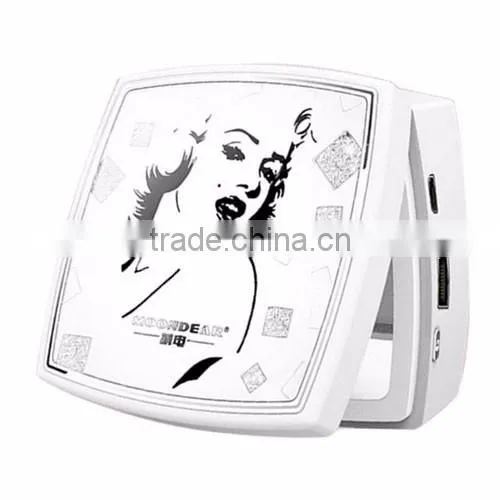 Led Double Surface Beauty Mirror Mobile Power Supply Box Portable Battery/Mirror Power Bank