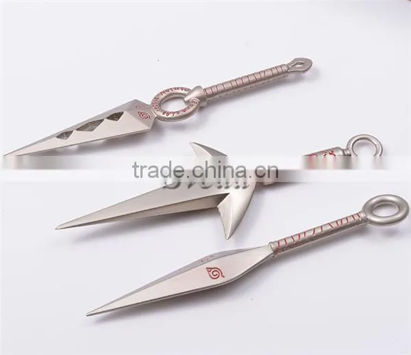 Naruto Ninja weapons set of 7pcs Naruto costume Cosplay accessory Naruto keychain