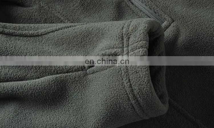 Men tactical polar fleece jacket
