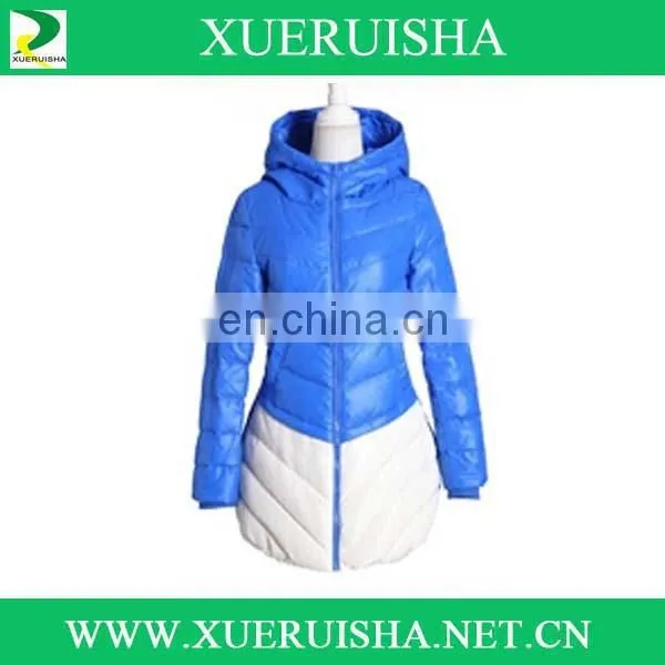 long style slim fit woman fashion down jacket for winter wear