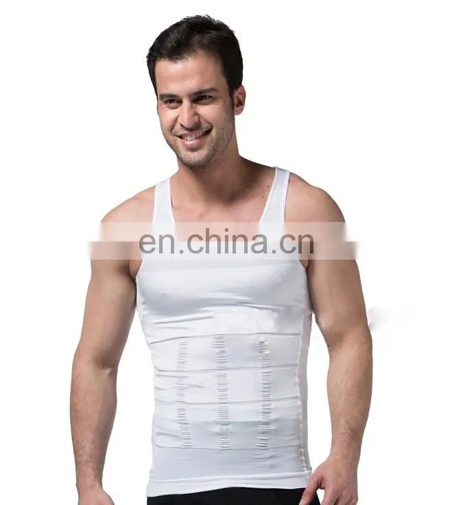 Men's Elastic Sculpting Vest Thermal Compression Base Layer Slim Tank