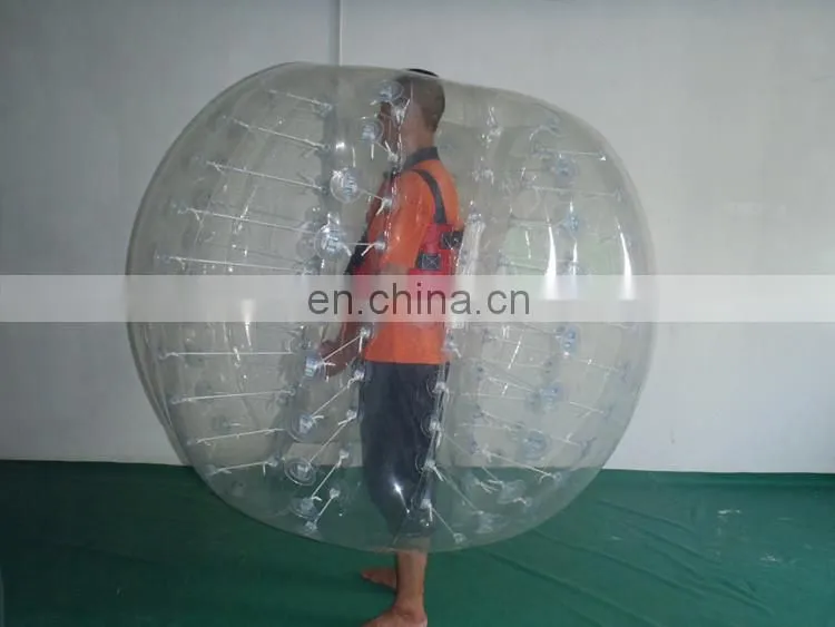 2016 1.2m/1.5m/1.7m diameter kids&adults inflatable bumper ball, 0.8-1mm PVC/TPU bubble soccer ball/football, body zorb ball