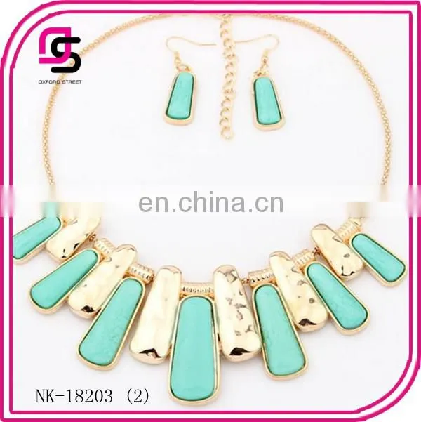 Beautiful style Flower necklace earring Jewelry Sets 2015