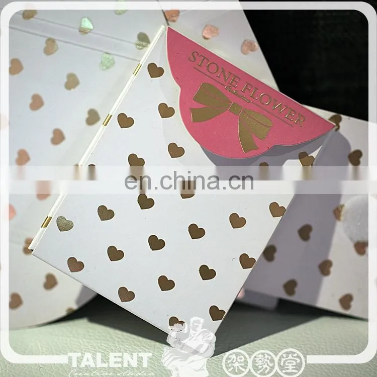 Custom Private Printed Brand Gift Jewelry Necklace Ear Rings Accessories Plastic Paper Card