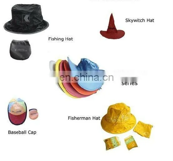 Fashion Acceccories type pocket hat ,190T foldable cap