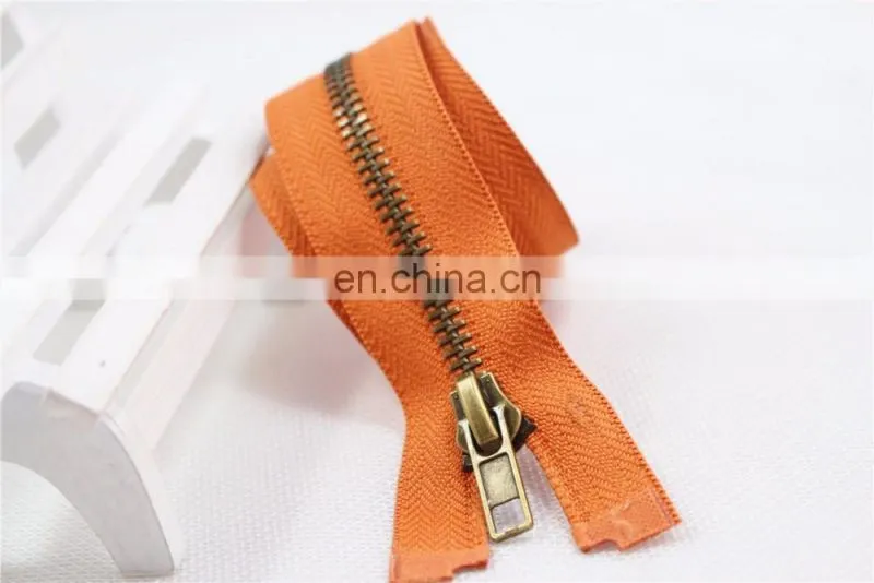 6 Colors Available,Close-open Metal Zippers With Pearl Slider, Multi-color #5 Zippers For DIY Sewing