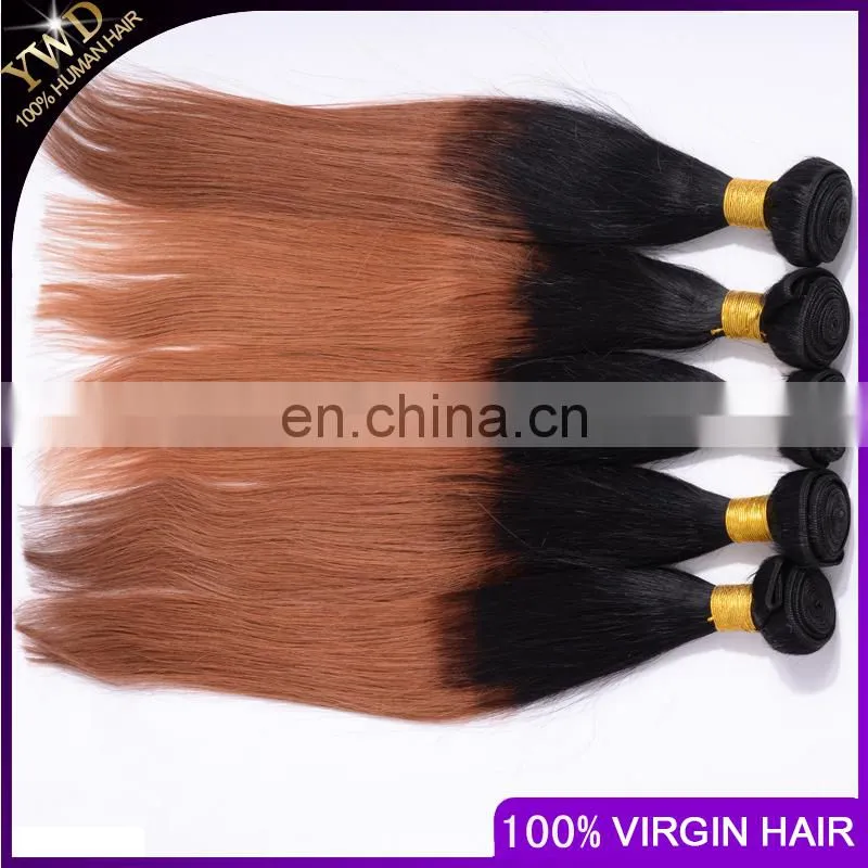 Brazilian Ombre Silky Straight Wave Hair 1b/30 Brazilian Virgin Human Hair Body Weave Brazilian Wavy Hair