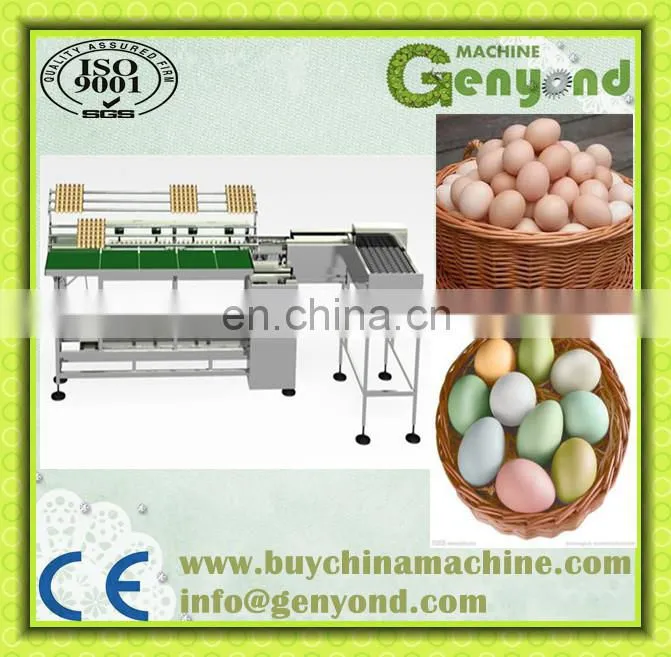 chicken egg weight grading machine/eggs sorting machine