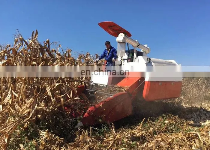 Wishope 4LZ-5.5 Rubber Crawler Rice Combine Harvester Machine Price