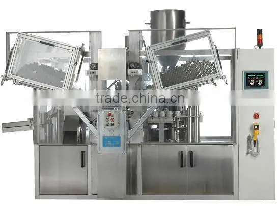 Double Nozzle Ointment Tube Filling and Sealing Machine For High Speed