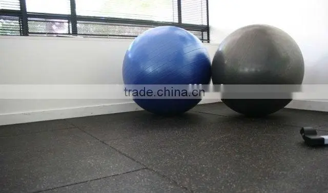 EMEI gym rubber mat with different colors