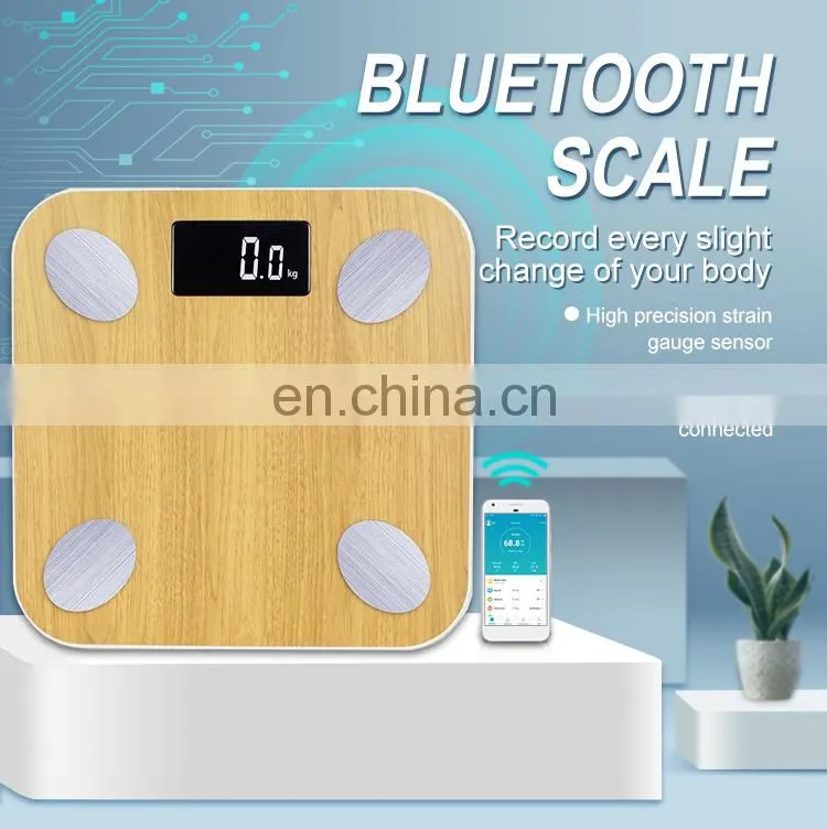 Smart App Digital Wireless Fat Weigh Body Fat Digital Precision Scale With App