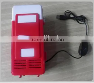 New Mini USB Fridge Cooler Gadget, Cooler/Warmer Cans Refrigerator
