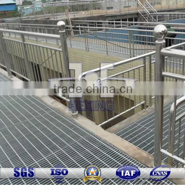 Galvanized/Stainless Steel Steel Grating Stair Tread
