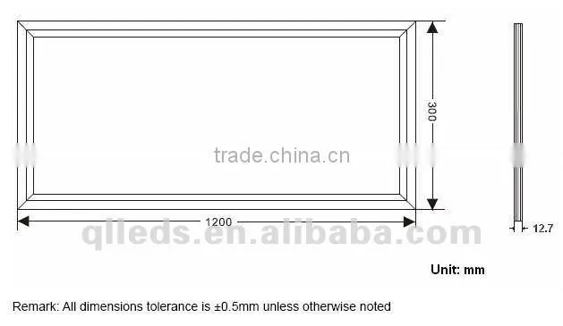 LED flat panel wall light