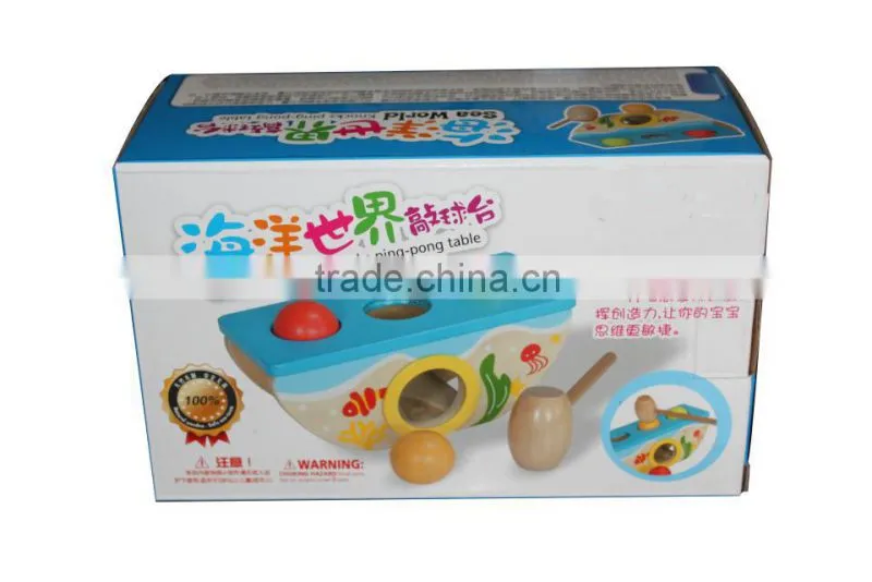 2015 Top Seach Colorful Knocking Toy Children Knocking Intelligence Toy Wooden Toys For Children