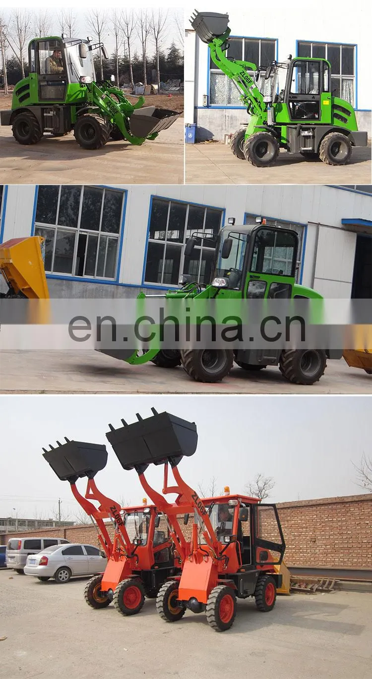 ZL06F hydraulic mini wheel loader 4x4 drive type 0.6ton small wheel loader for sale with ce for sale