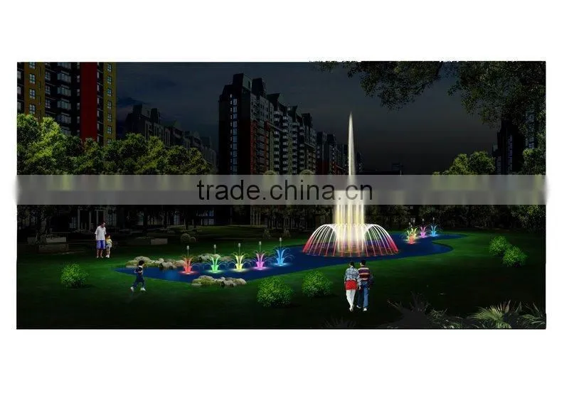 Dancing Fountain in Park
