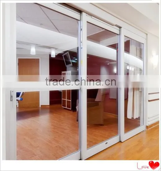 Double open Aluminum telescopic automatic sliding doors manufacturers