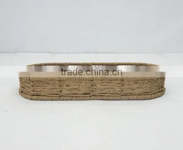small handmade paper basket