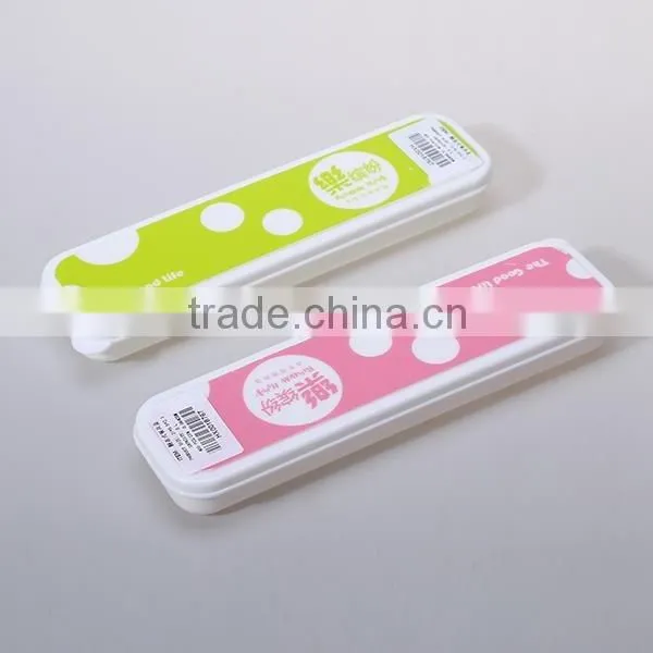 hot sale Plastic Children's Tableware with Stainless Cutlery Set