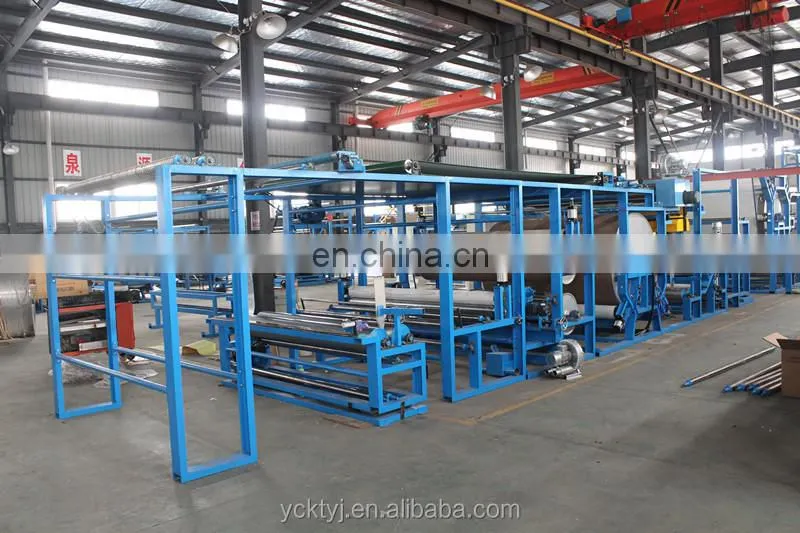 Solvent Based Glue Laminating machine for Blanket/garment/sofa fabric