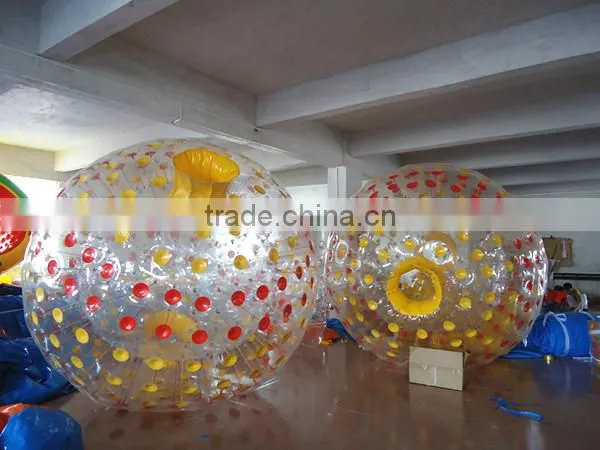 OEM large durable colorful inflatable zorbing ball tpu price
