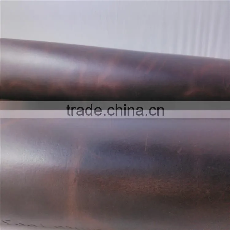 2015Cow split pull up leather for shoes
