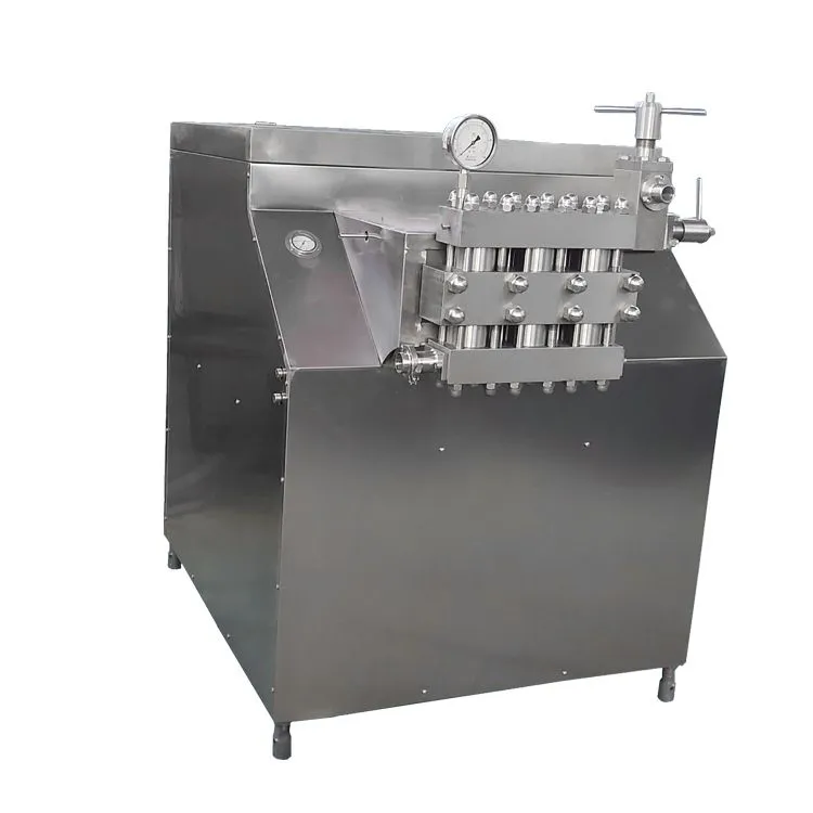 Shanghai Factory Genyond Industrial Small Milk High Pressure Homogenization Machine Homogenizer and Pasteurizer for Milk