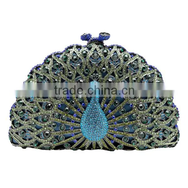 luxury and noble diamante clutch bag