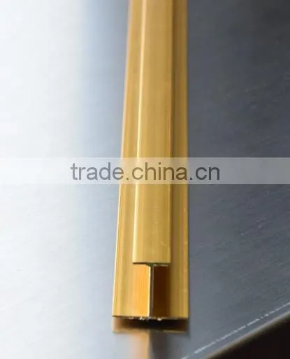 H shape aluminum bathroom wall tile trim design for hot sell online